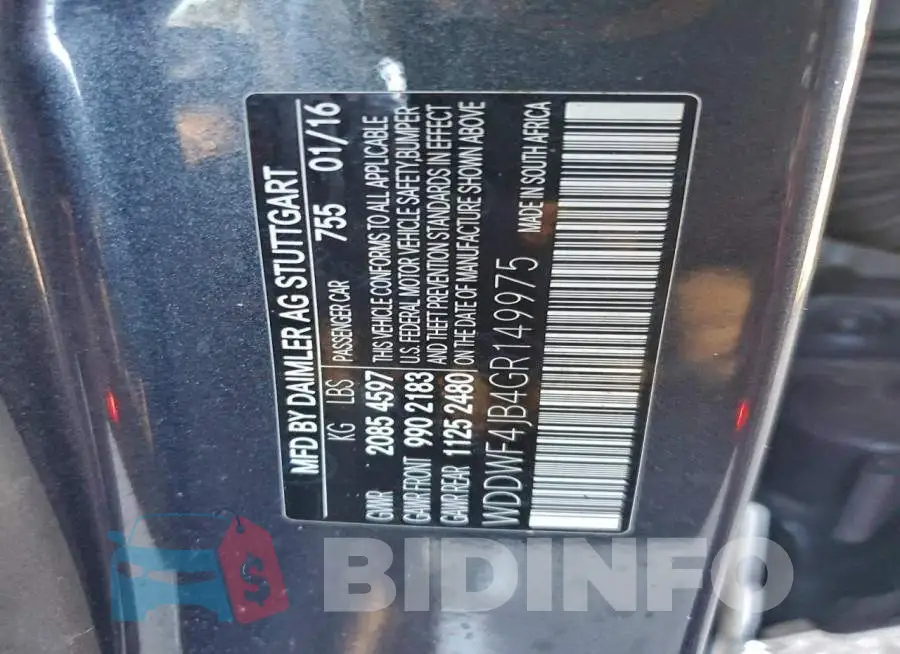 WDDWF4JB4GR149975 Photo# 12