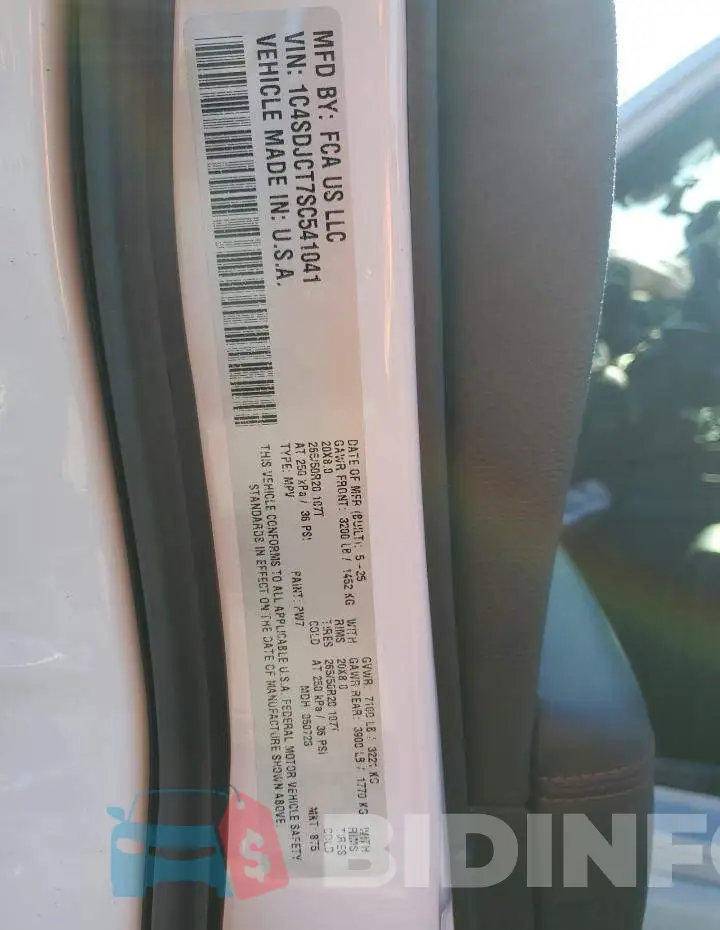 1C4SDJCT7SC541041 Photo# 13