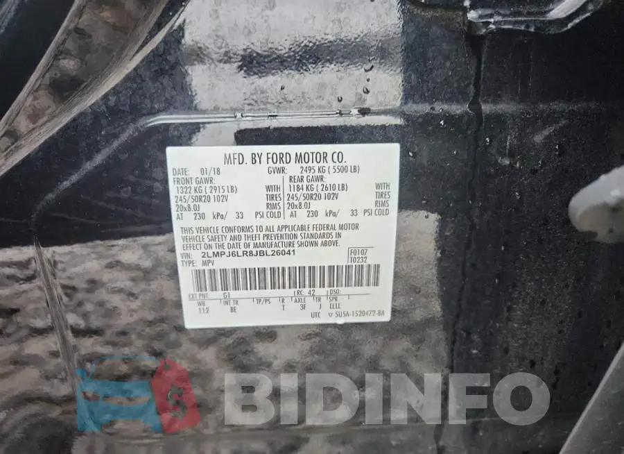 2LMPJ6LR8JBL26041 Photo# 13