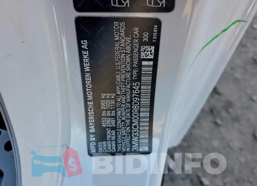 3MW33CM00R8D97645 Photo# 13