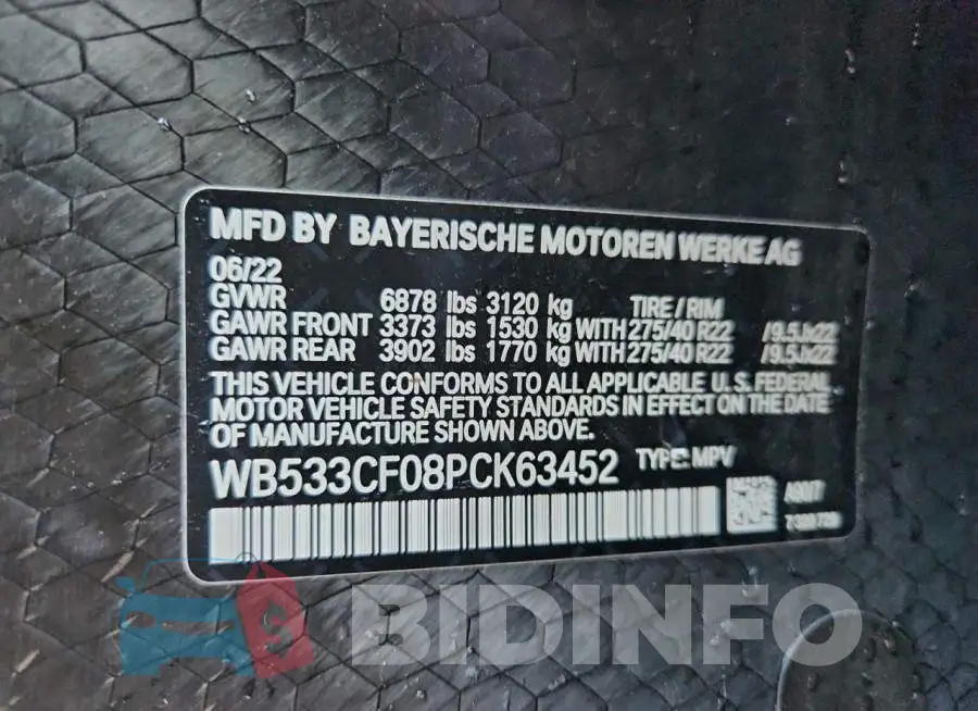 WB533CF08PCK63452 Photo# 13