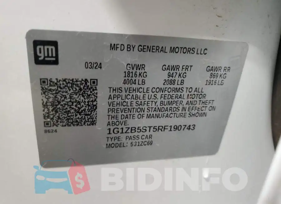 1G1ZB5ST5RF190743 Photo# 12
