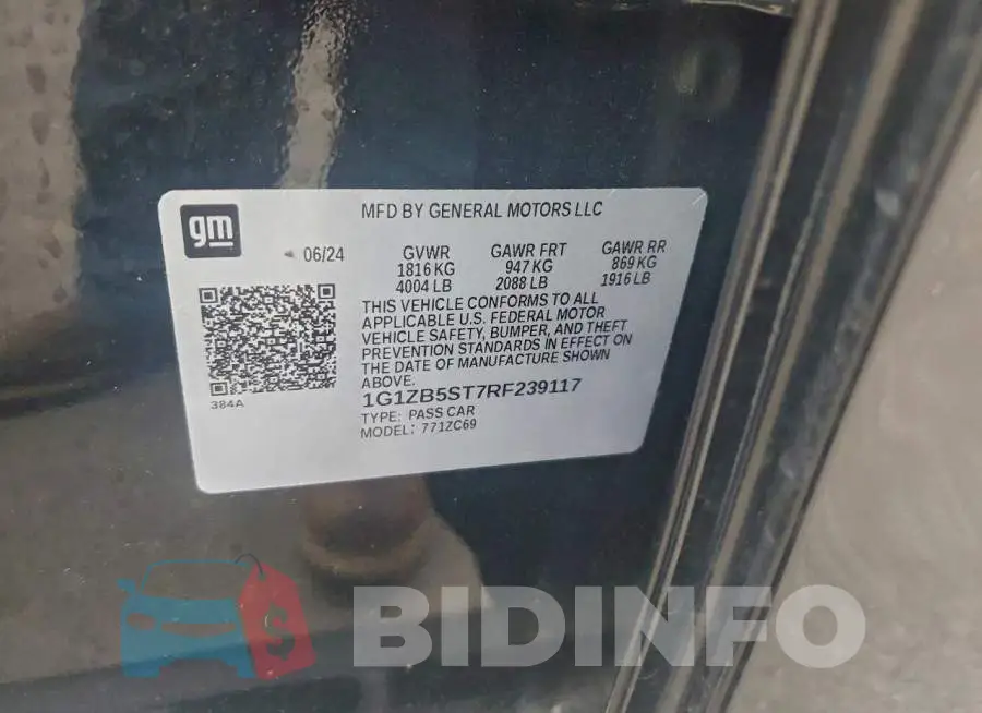 1G1ZB5ST7RF239117 Photo# 12