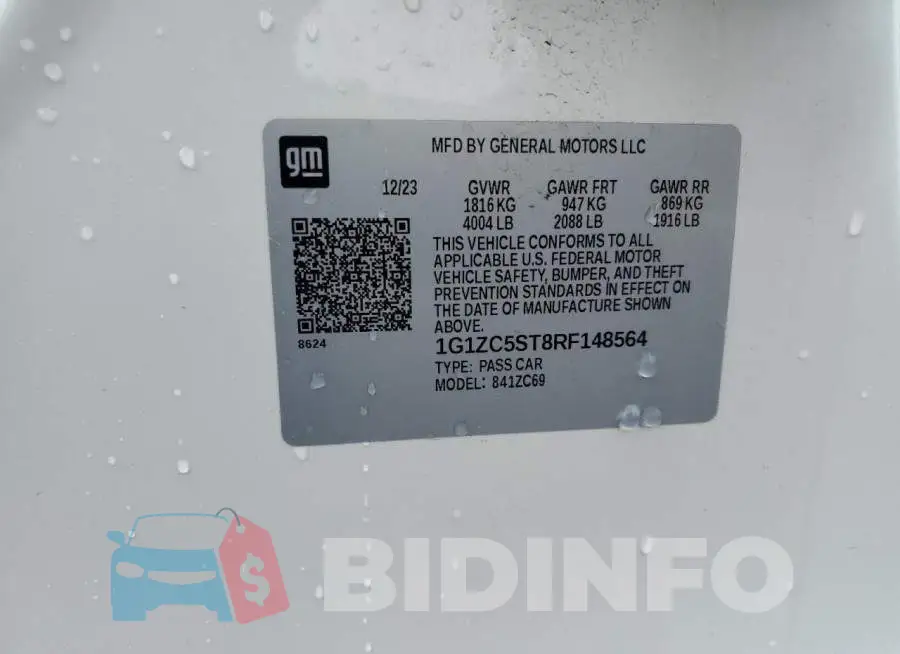 1G1ZC5ST8RF148564 Photo# 13