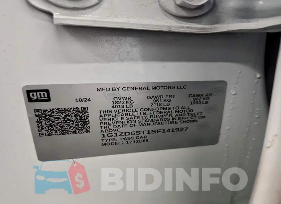 1G1ZD5ST1SF141927 Photo# 12
