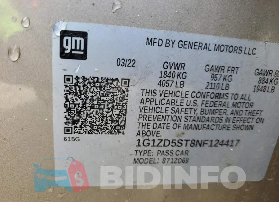 1G1ZD5ST8NF124417 Photo# 12