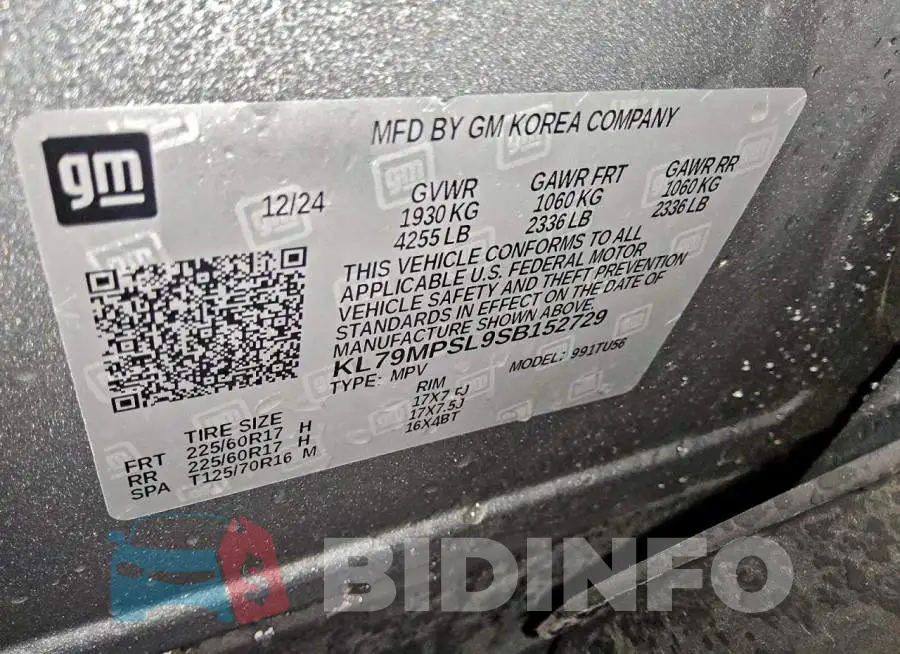 KL79MPSL9SB152729 Photo# 12