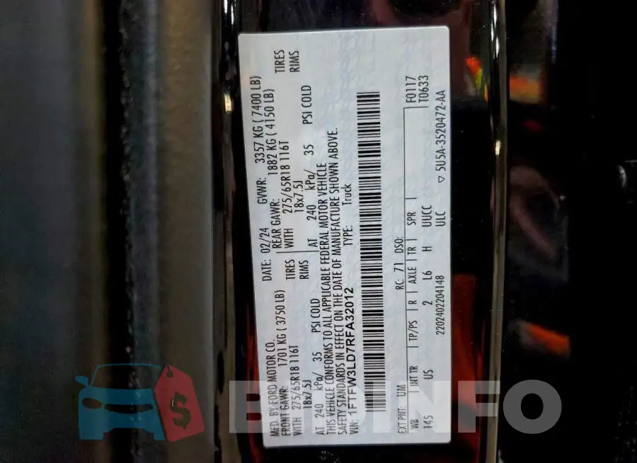 1FTFW3LD7RFA32012 Photo# 13