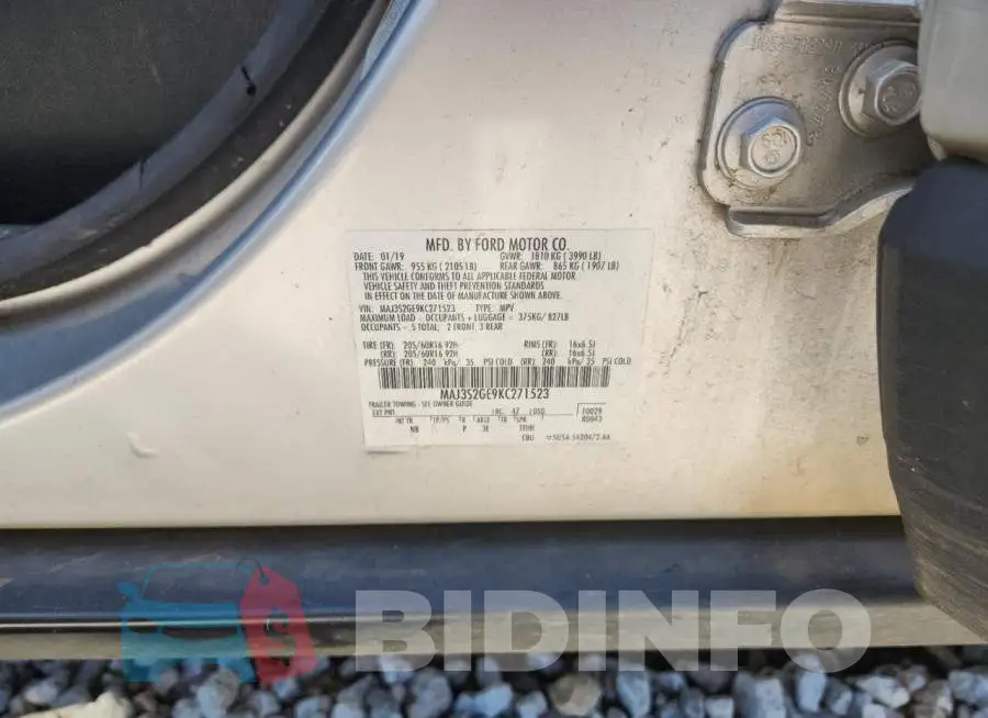 MAJ3S2GE9KC271523 Photo# 13