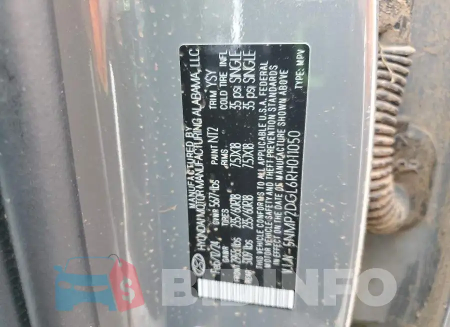 5NMP2DGL6RH011050 Photo# 13