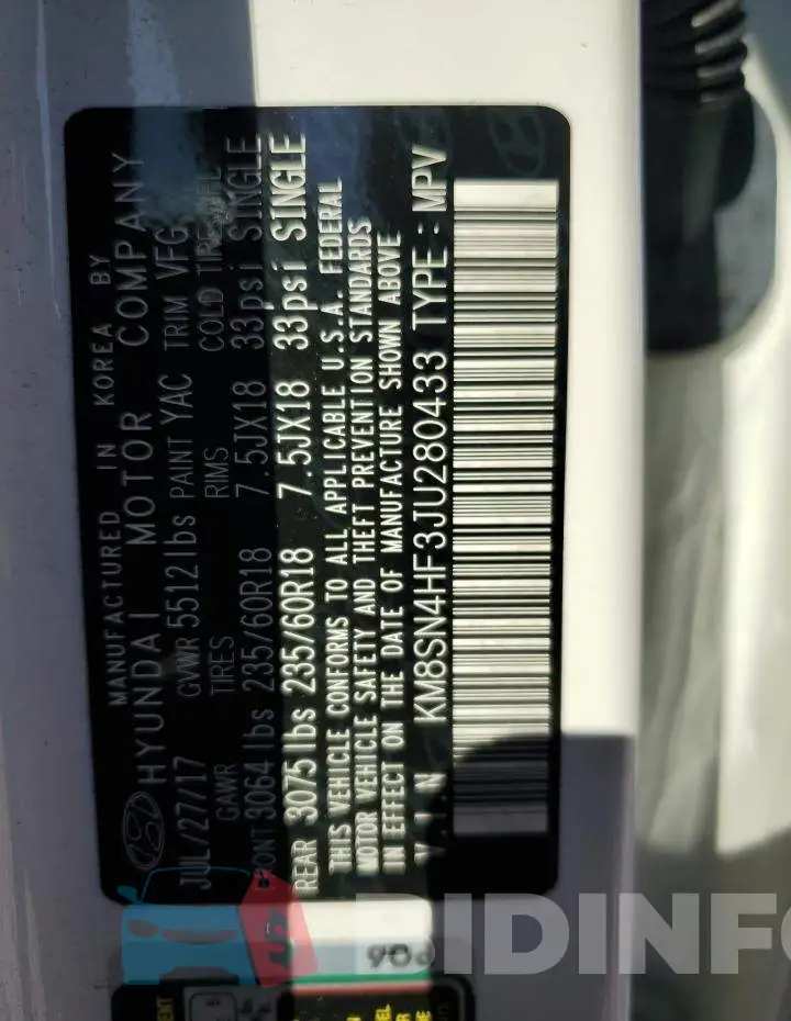 KM8SN4HF3JU280433 Photo# 13