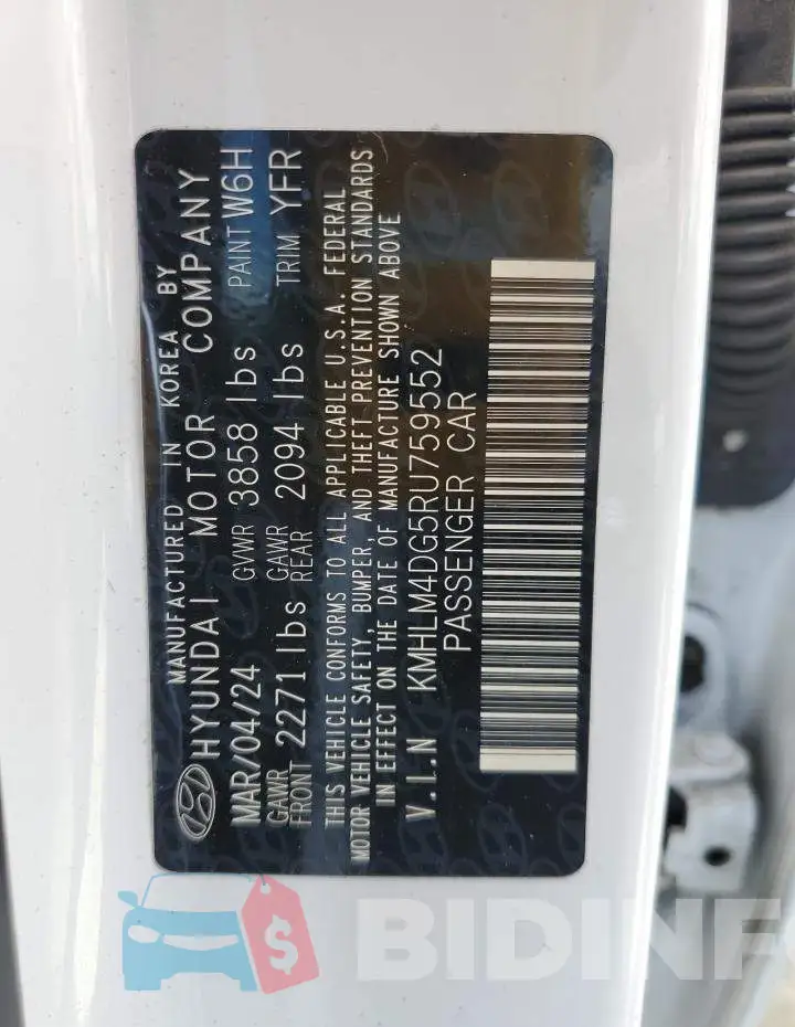 KMHLM4DG5RU759552 Photo# 12