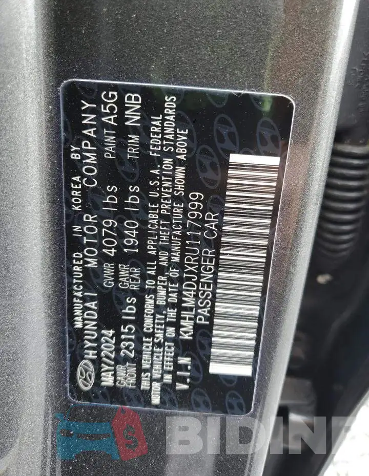 KMHLM4DJXRU117999 Photo# 13