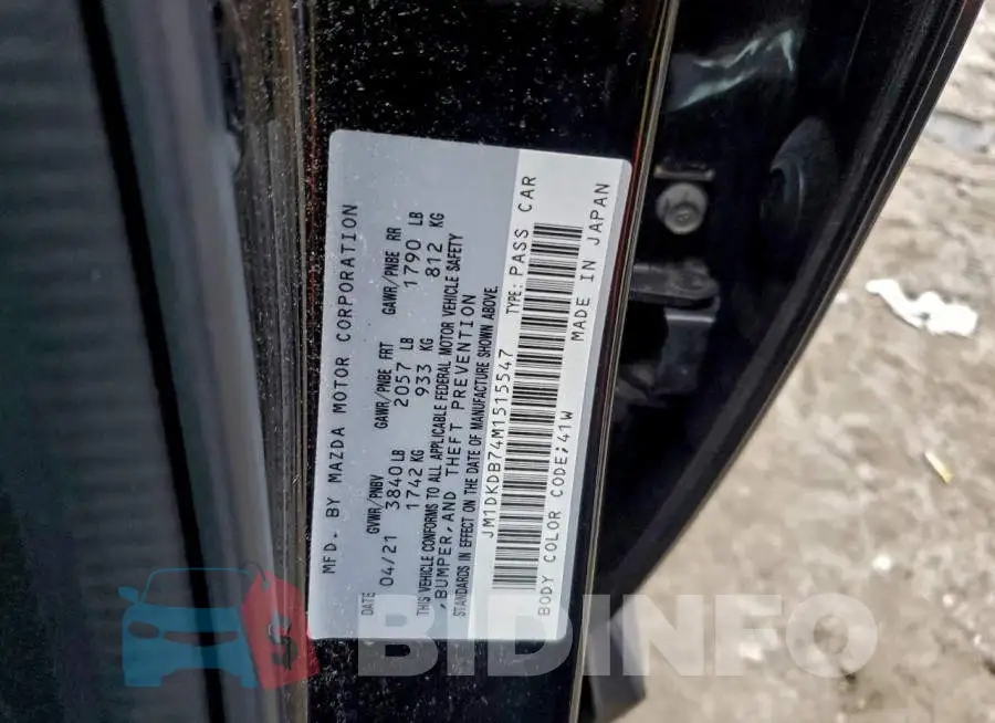 JM1DKDB74M1515547 Photo# 12