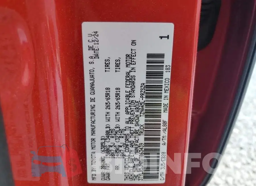 3TYLB5JN0ST063439 Photo# 12