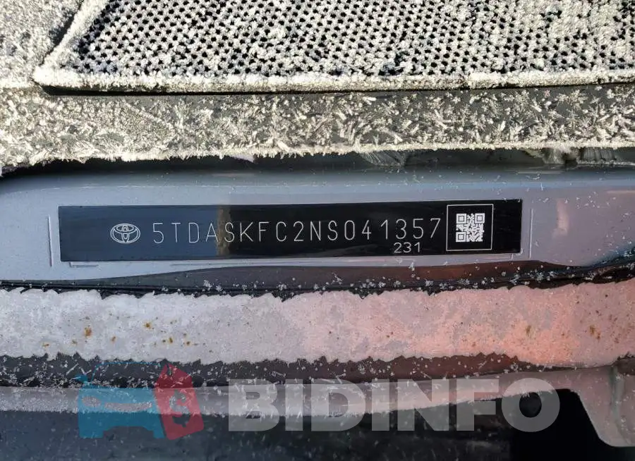 5TDASKFC2NS041357 Photo# 14