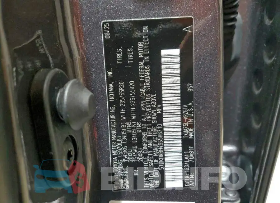 5TDKDRBH4SS586710 Photo# 13