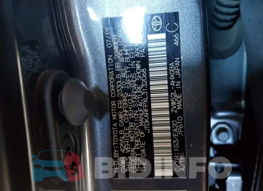 JTDKARFPXL3132068 Photo# 12