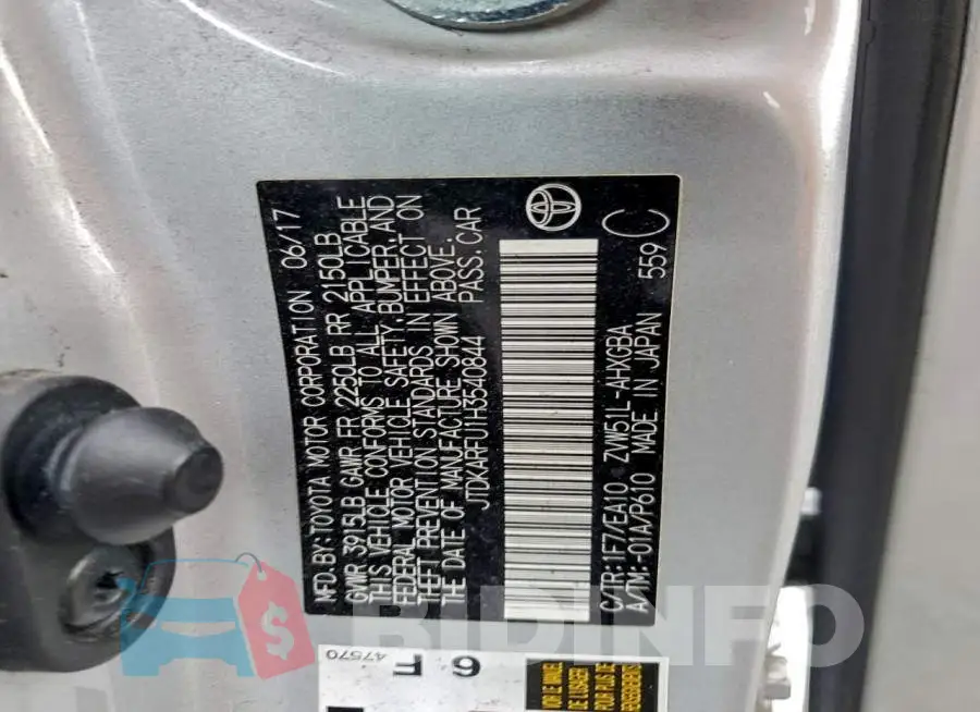 JTDKARFU1H3540844 Photo# 13