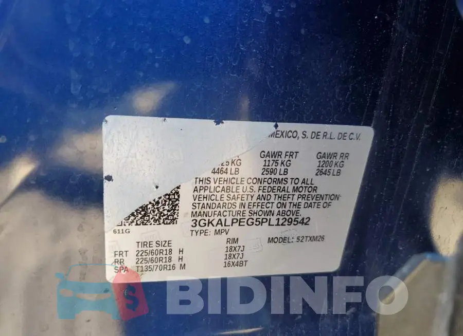3GKALPEG5PL129542 Photo# 13