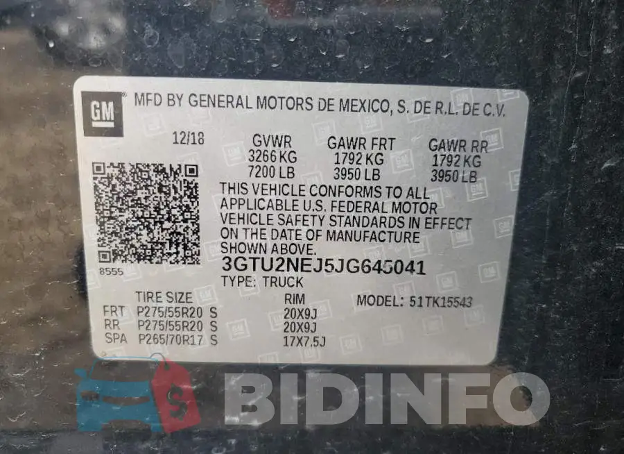 3GTU2NEJ5JG645041 Photo# 12