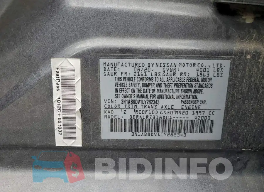 3N1AB8DV1LY282343 Photo# 12
