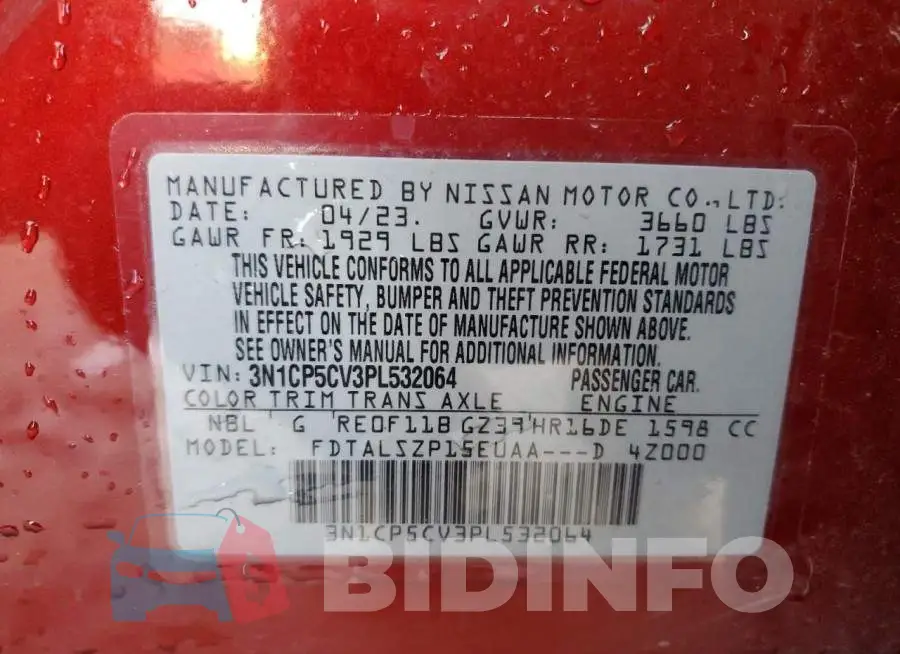 3N1CP5CV3PL532064 Photo# 13