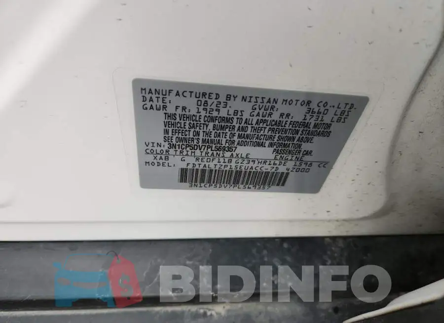 3N1CP5DV7PL569357 Photo# 13