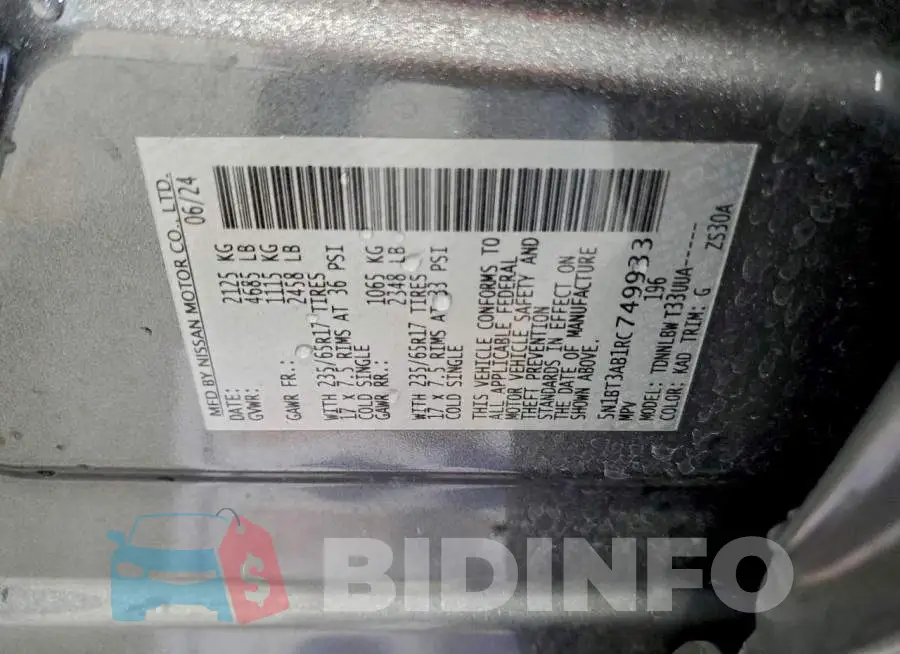 5N1BT3AB1RC749933 Photo# 13
