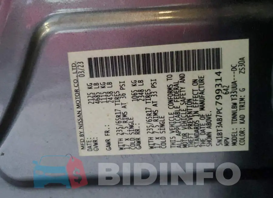 5N1BT3AB7PC799314 Photo# 12