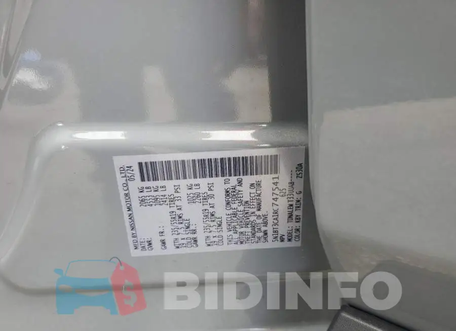 5N1BT3CA1RC747541 Photo# 12