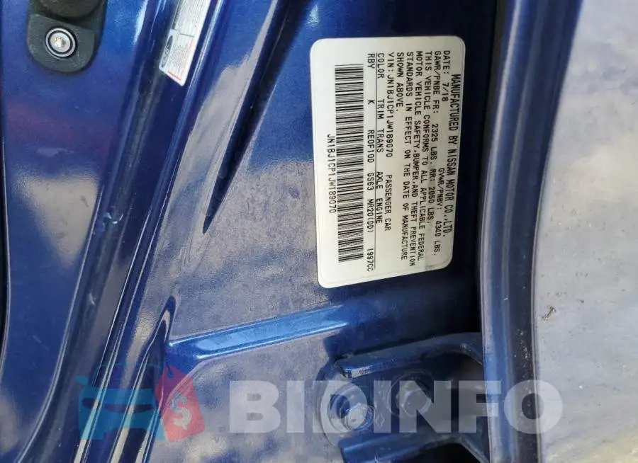 JN1BJ1CP1JW189070 Photo# 13