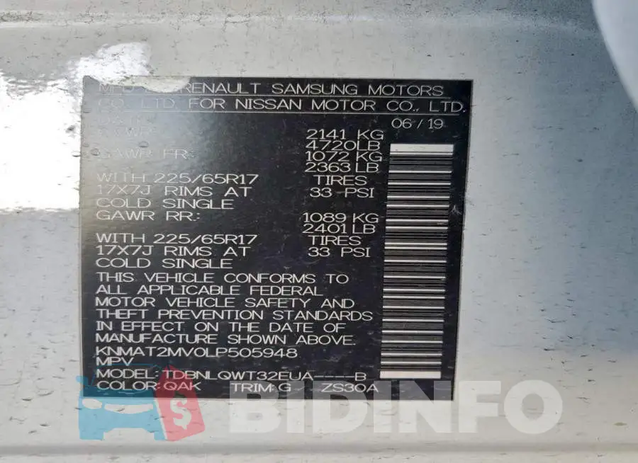 KNMAT2MV0LP505948 Photo# 13