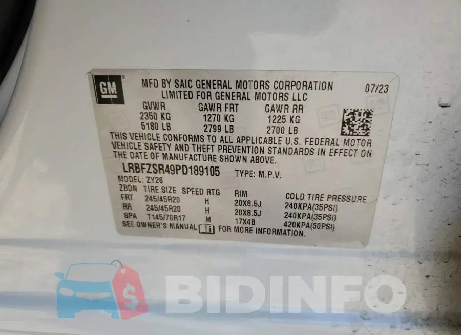 LRBFZSR49PD189105 Photo# 13
