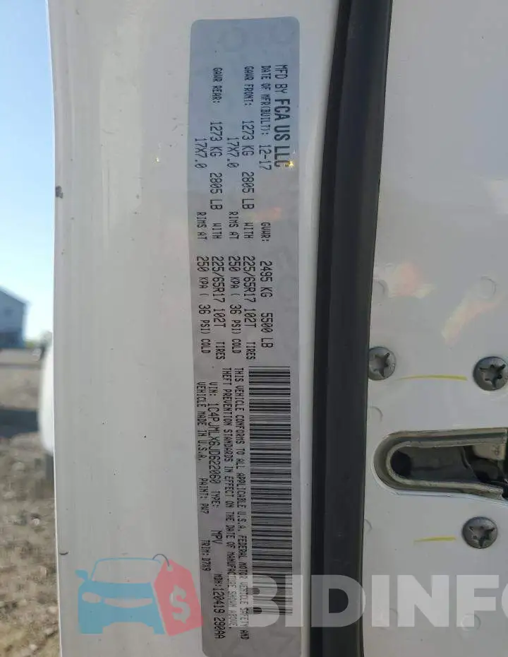 1C4PJMLX6JD622060 Photo# 12