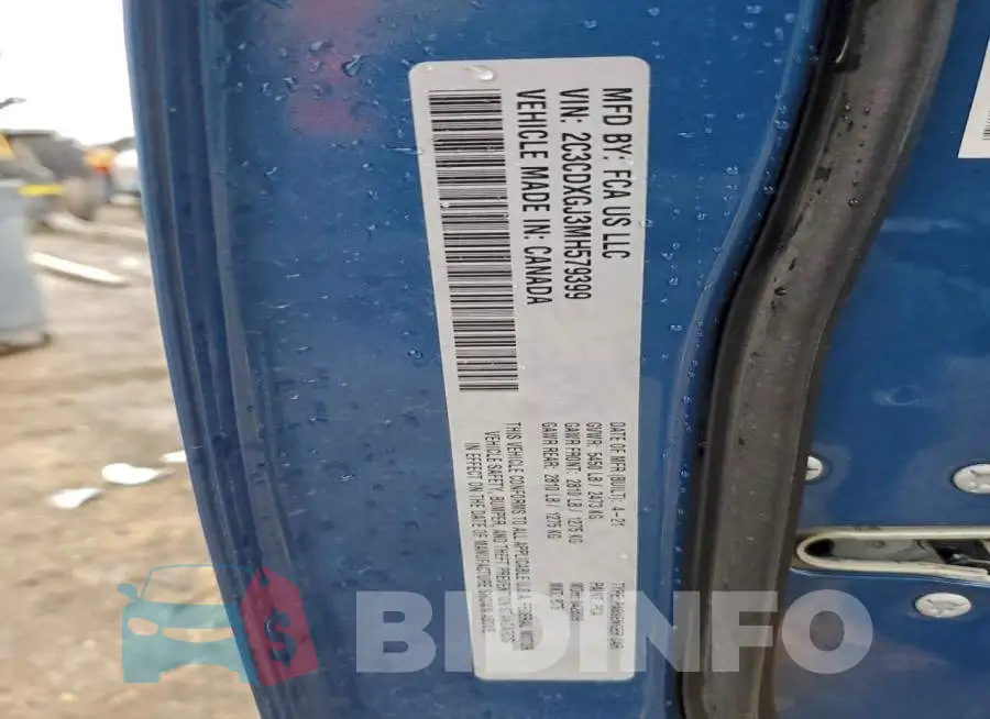 2C3CDXGJ3MH579399 Photo# 12