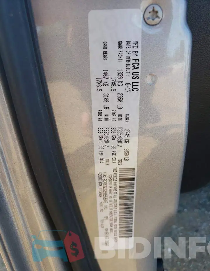 2C4RDGEG2HR859005 Photo# 13