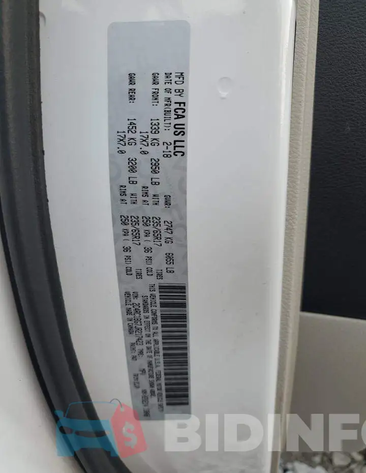 2C4RC1BG7JR217423 Photo# 14