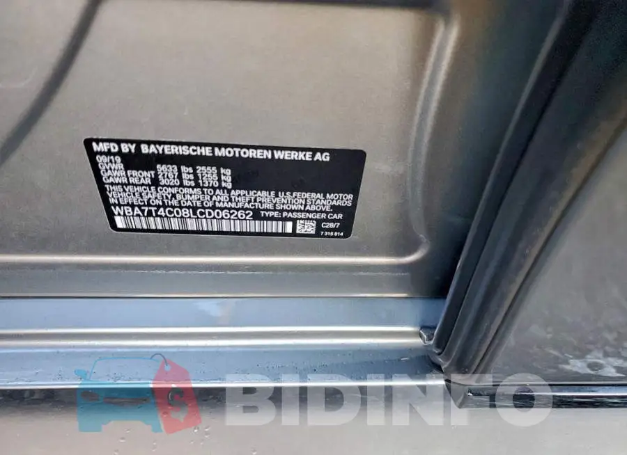 WBA7T4C08LCD06262 Photo# 12