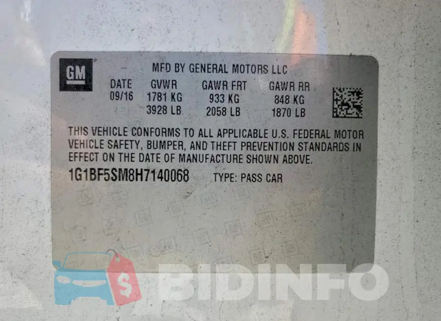 1G1BF5SM8H7140068 Photo# 12