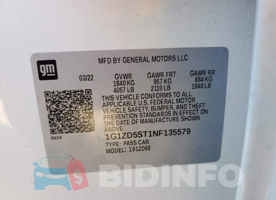 1G1ZD5ST1NF135579 Photo# 12