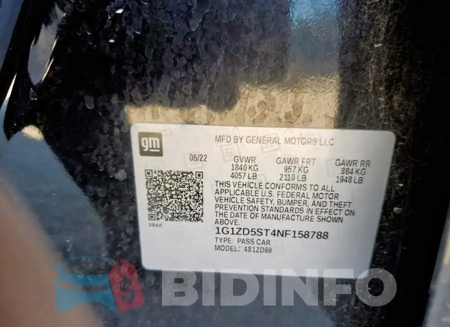 1G1ZD5ST4NF158788 Photo# 12