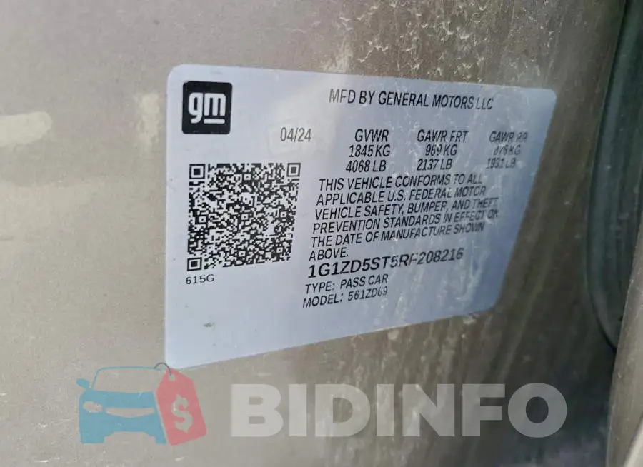1G1ZD5ST5RF208216 Photo# 13