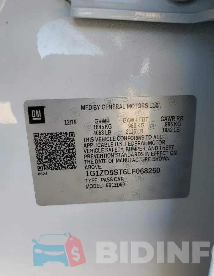 1G1ZD5ST6LF068250 Photo# 12