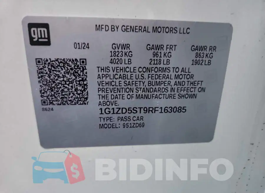 1G1ZD5ST9RF163085 Photo# 13