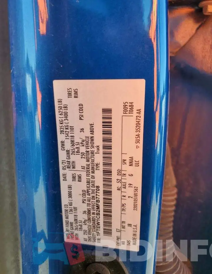 1FTEW1CB2MFB77708 Photo# 12