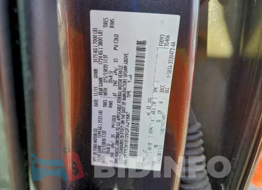 1FTEW1EG8GFA21587 Photo# 12