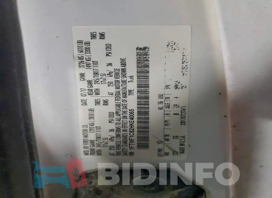 1FTMF1C82HKE40065 Photo# 12