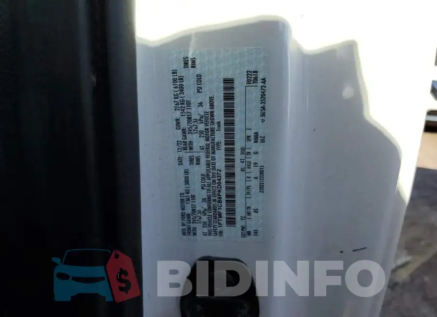 1FTMF1CB8PKD04372 Photo# 12