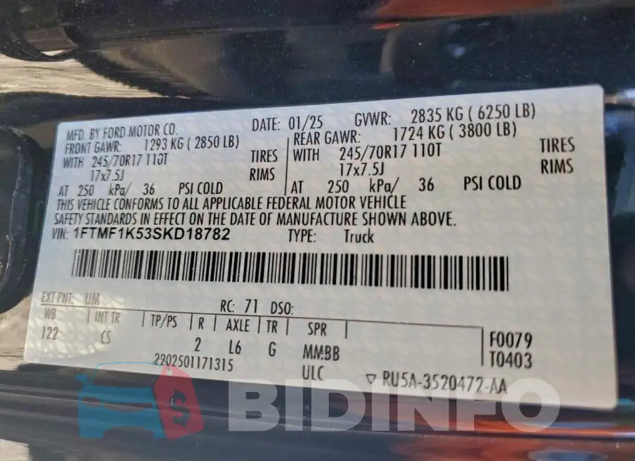 1FTMF1K53SKD18782 Photo# 12
